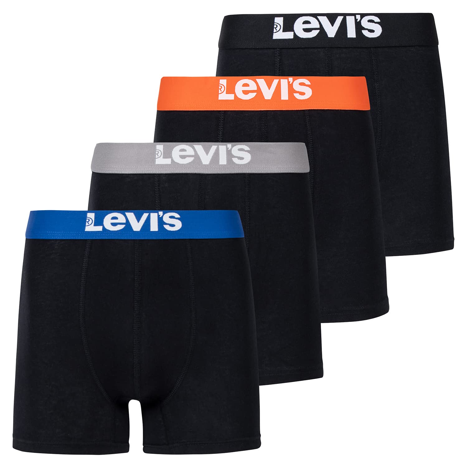 Levi's Men's Breathable Stretch Boxer Briefs (4 Pack)