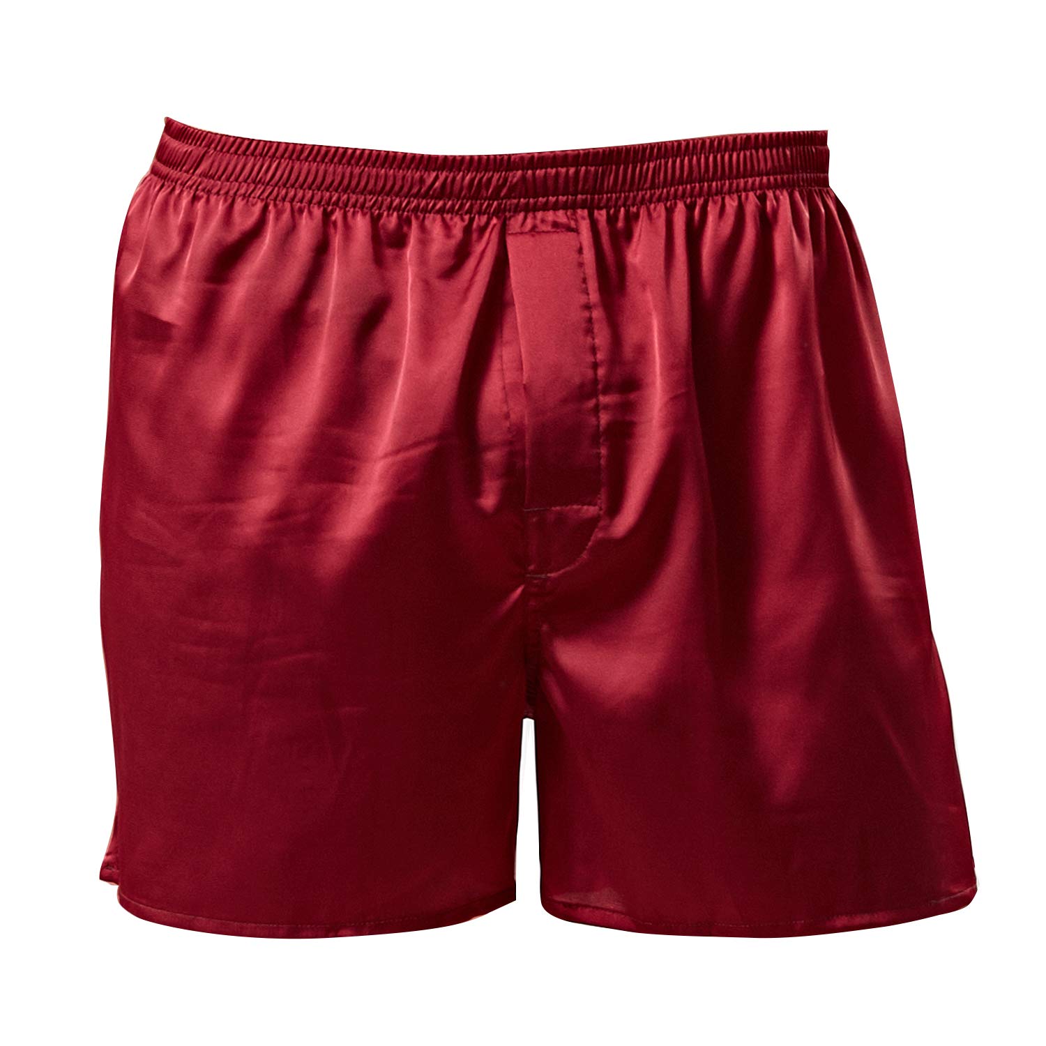 Men's Silk Satin Boxer Shorts for Sleepwear