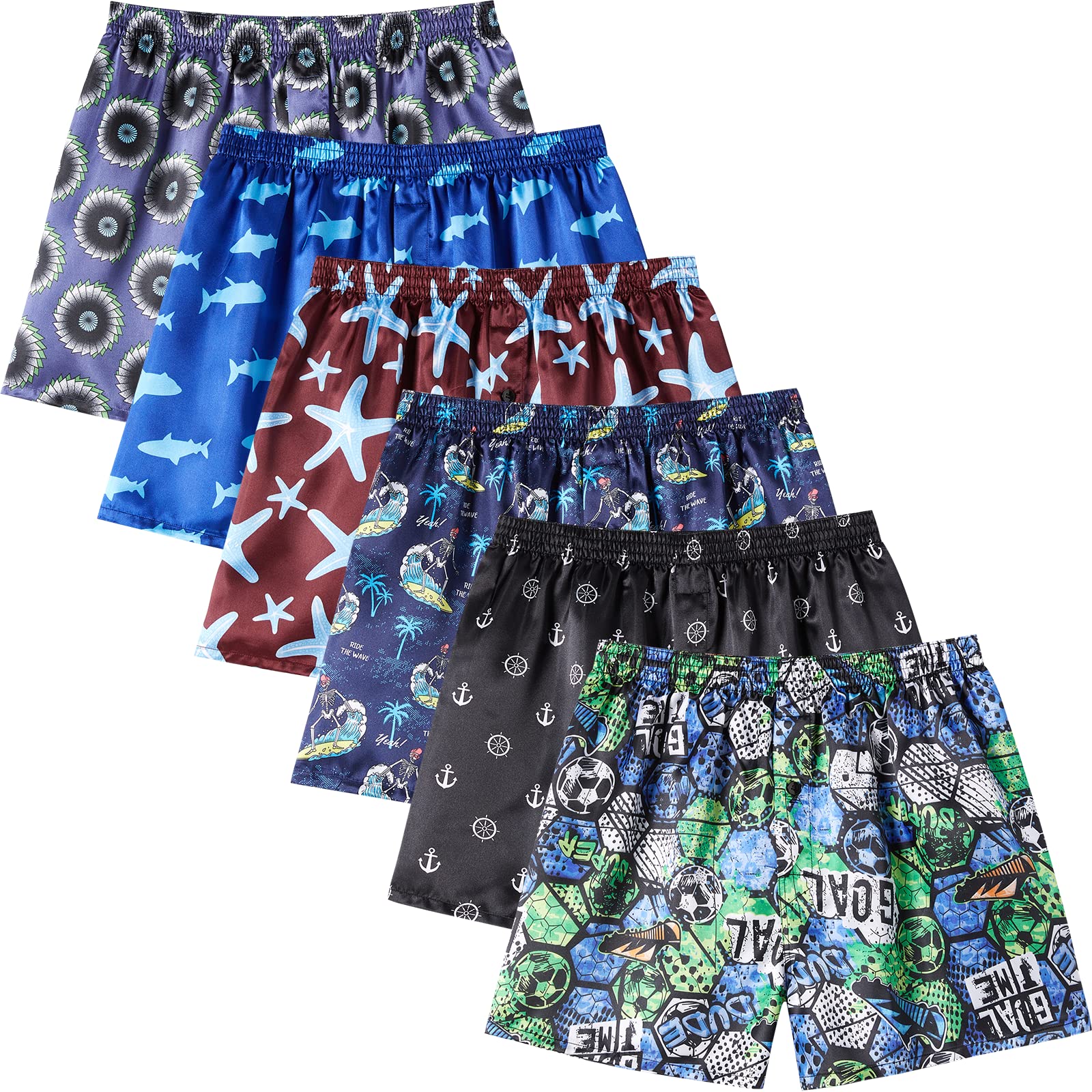 Silky Pajama Bottoms for Men: JupiterSecret's Satin Boxer Shorts