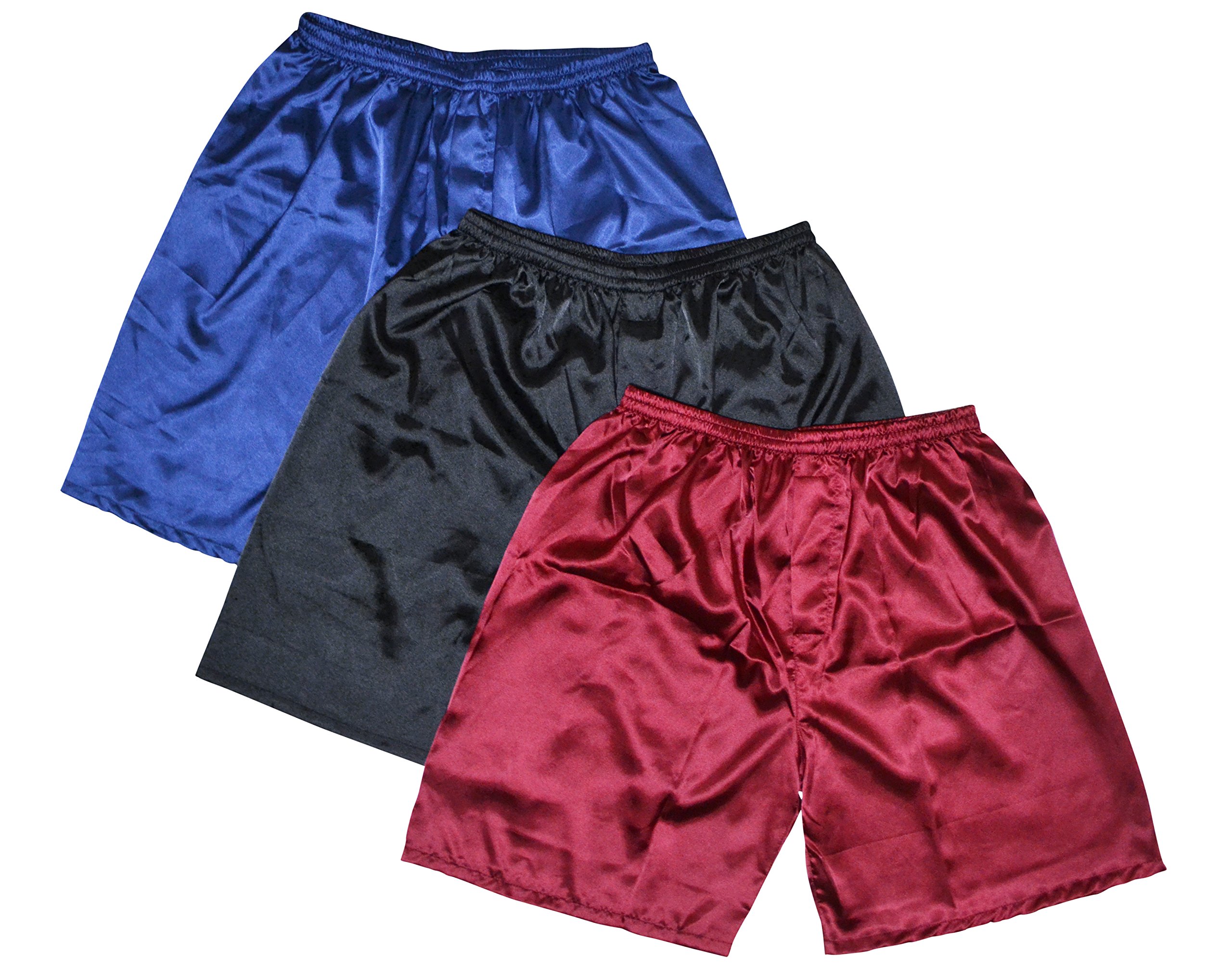Men's Satin Boxer Brief Combo Pack